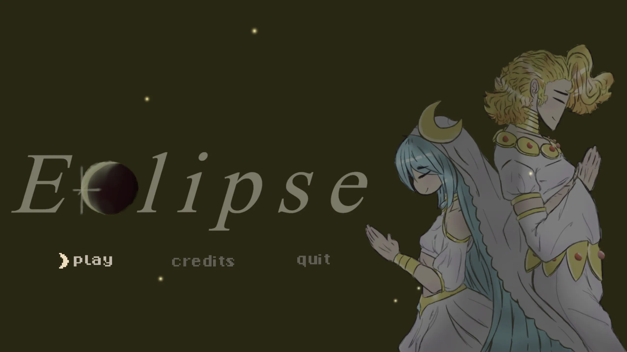Eclipse's main menu.