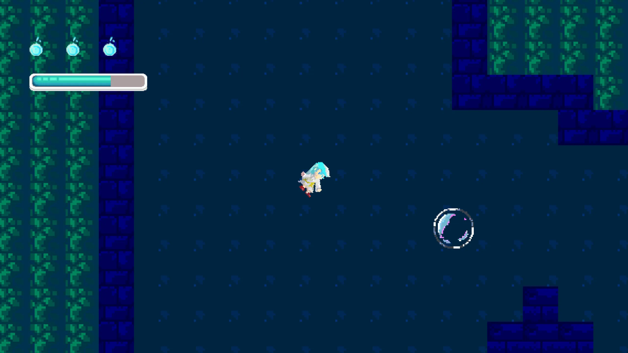 Obligatory underwater level.